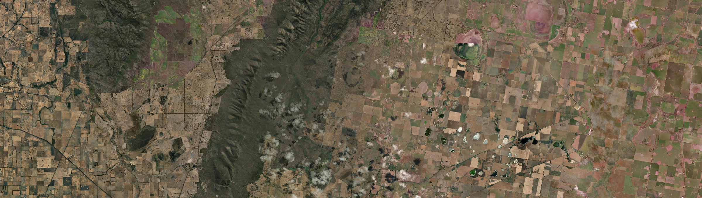 Aerial view of Bornes Hill, VIC