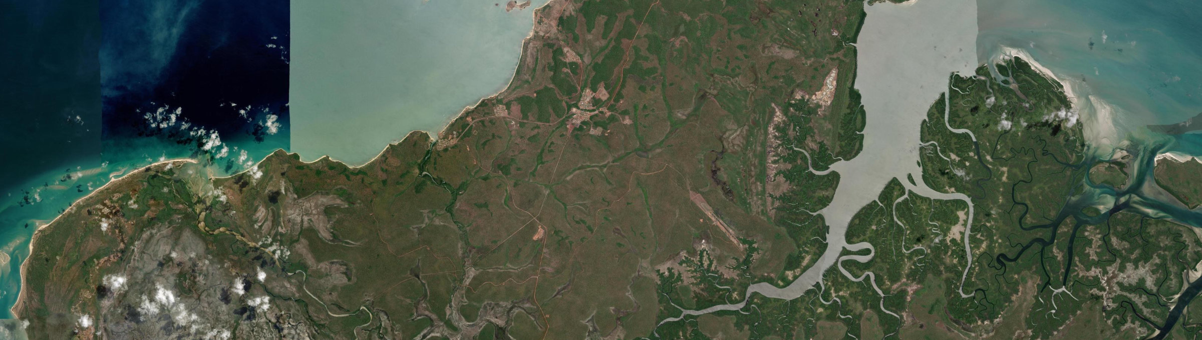 Aerial view of Umagico, QLD