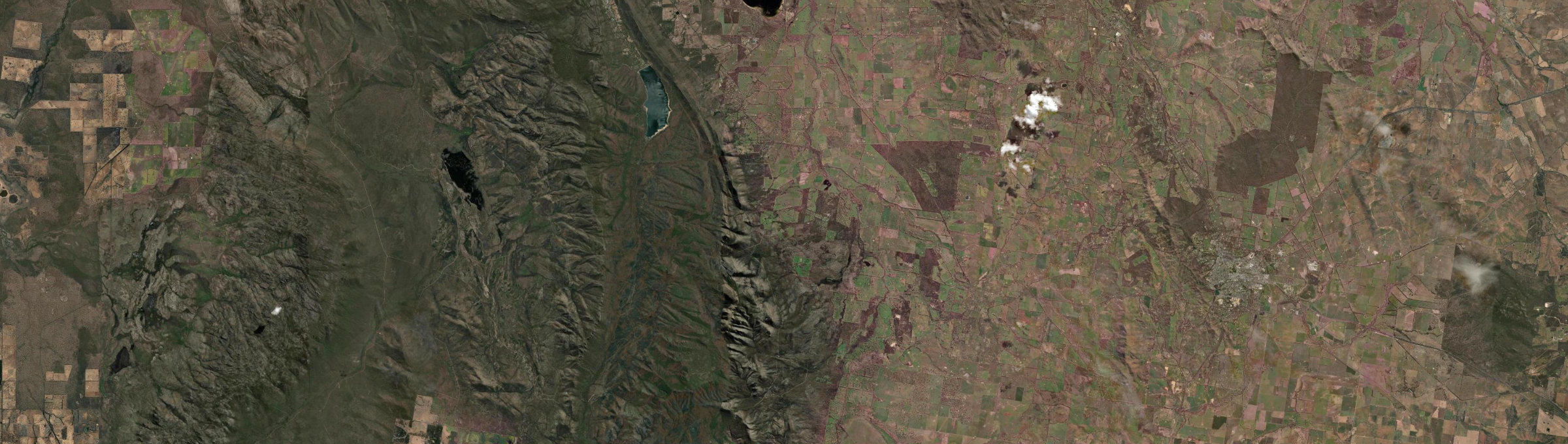 Aerial view of Pomonal, VIC