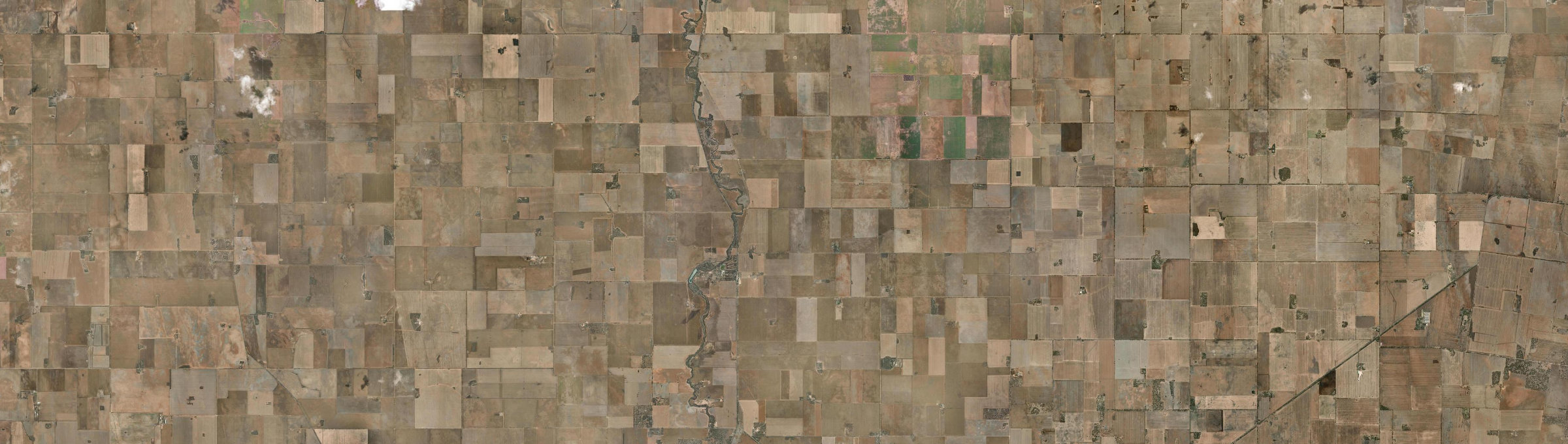 Aerial view of Brim, VIC