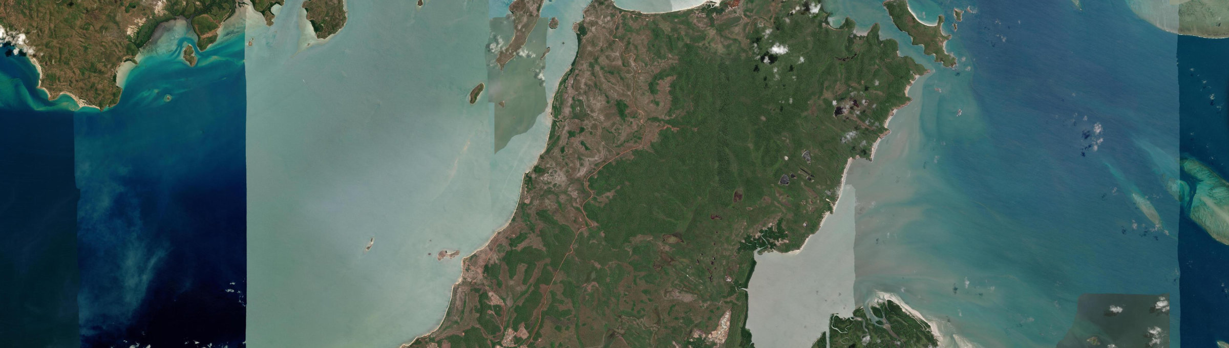 Aerial view of New Mapoon, QLD
