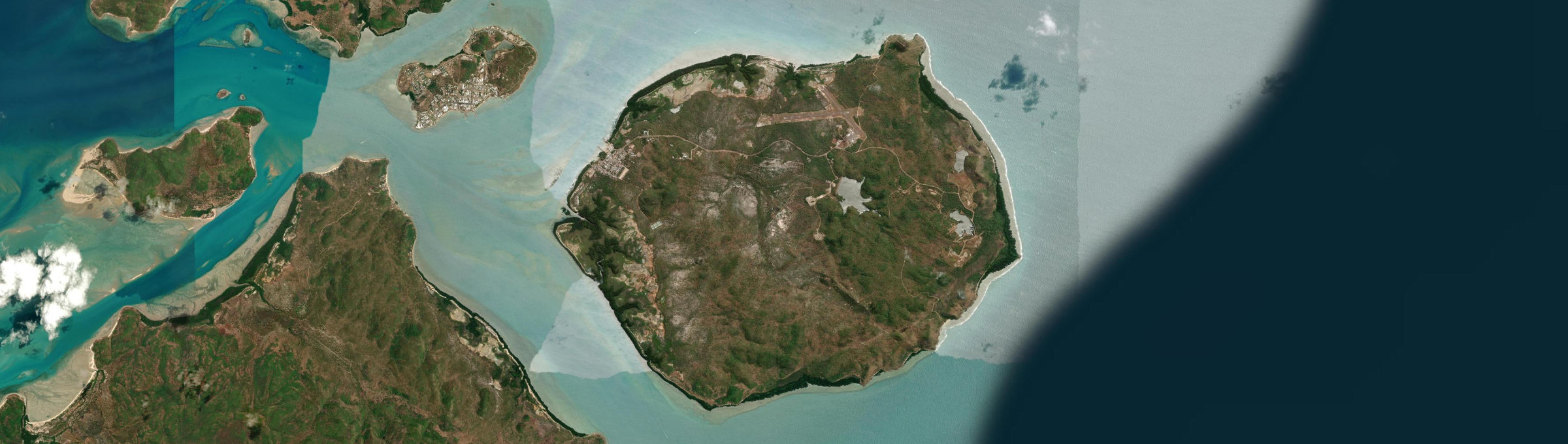 Aerial view of Horn, QLD