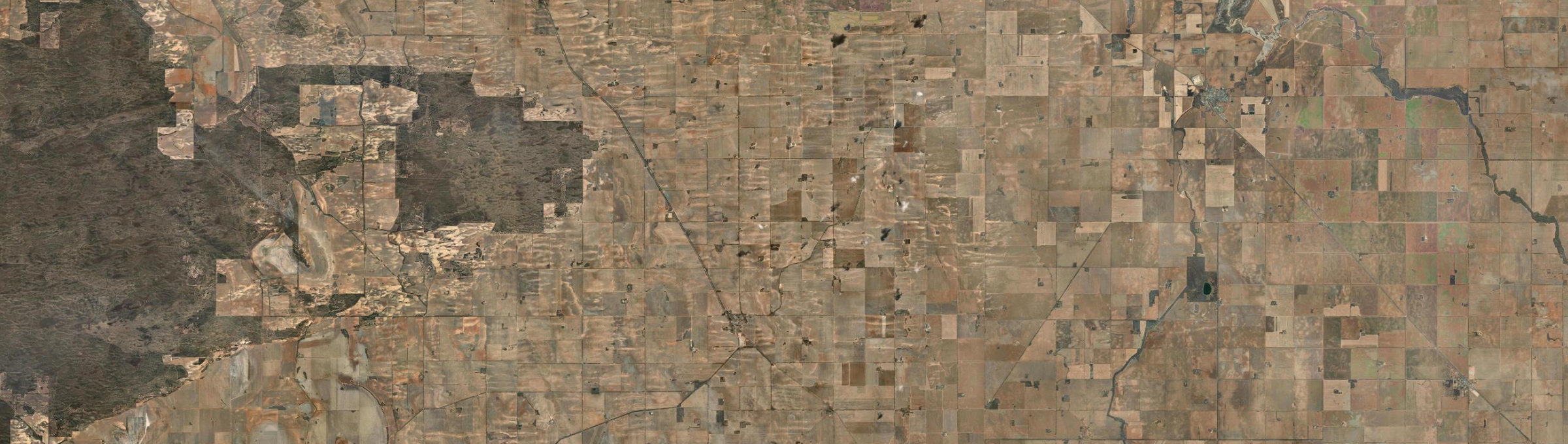 Aerial view of Lascelles, VIC