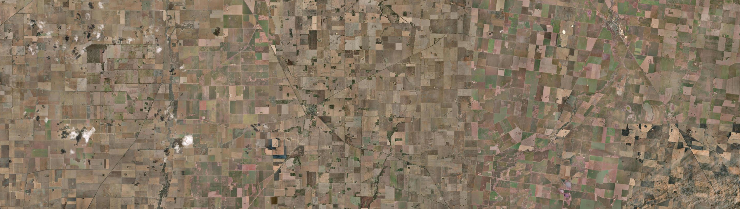 Aerial view of Minyip, VIC