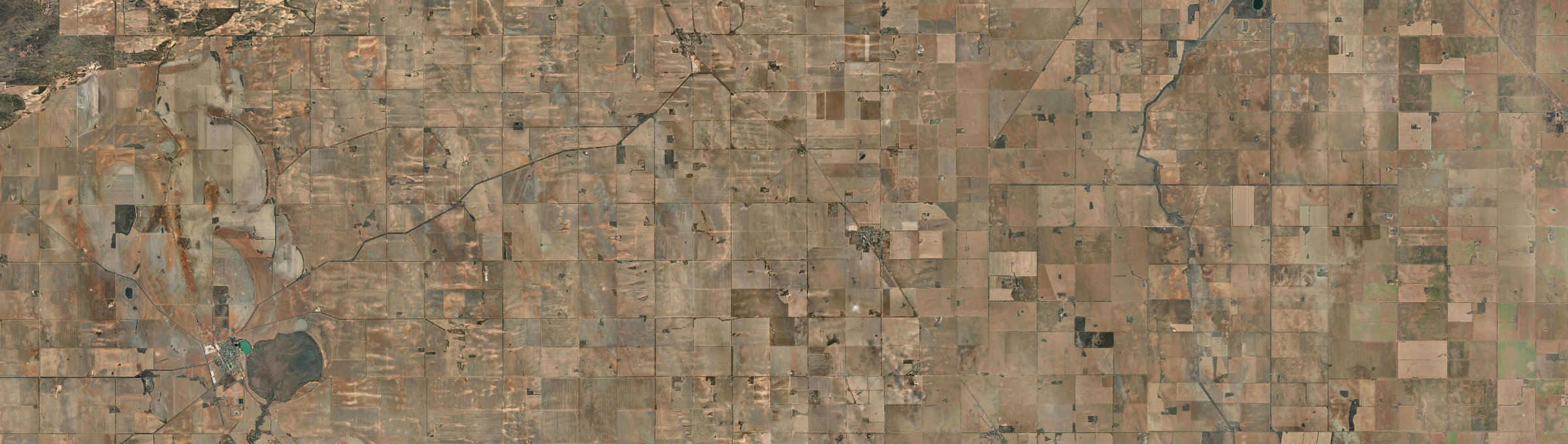 Aerial view of Woomelang, VIC