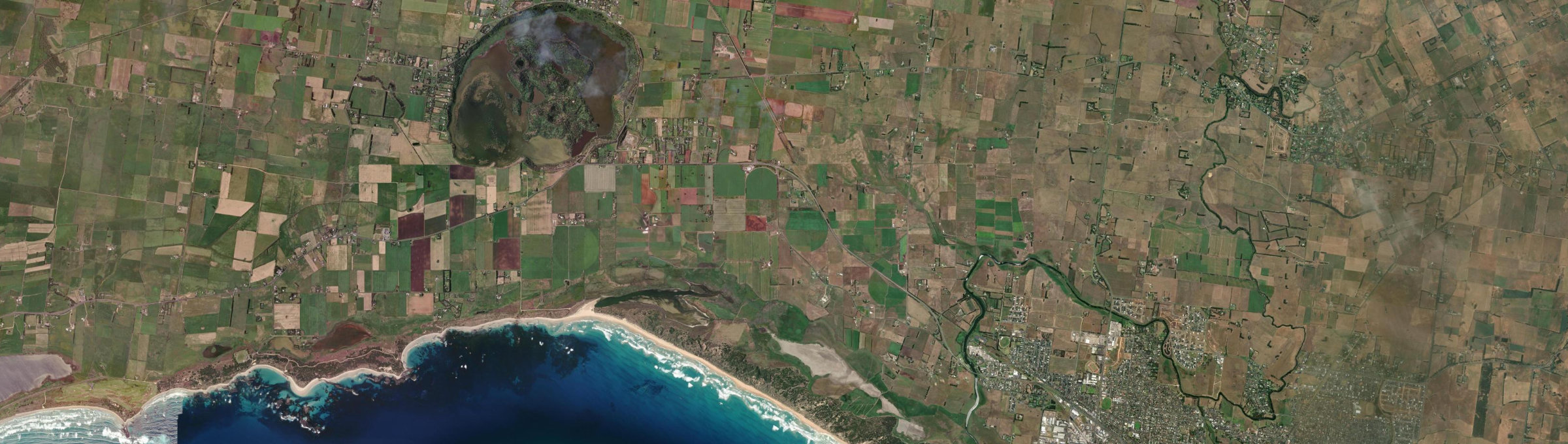 Aerial view of Illowa, VIC