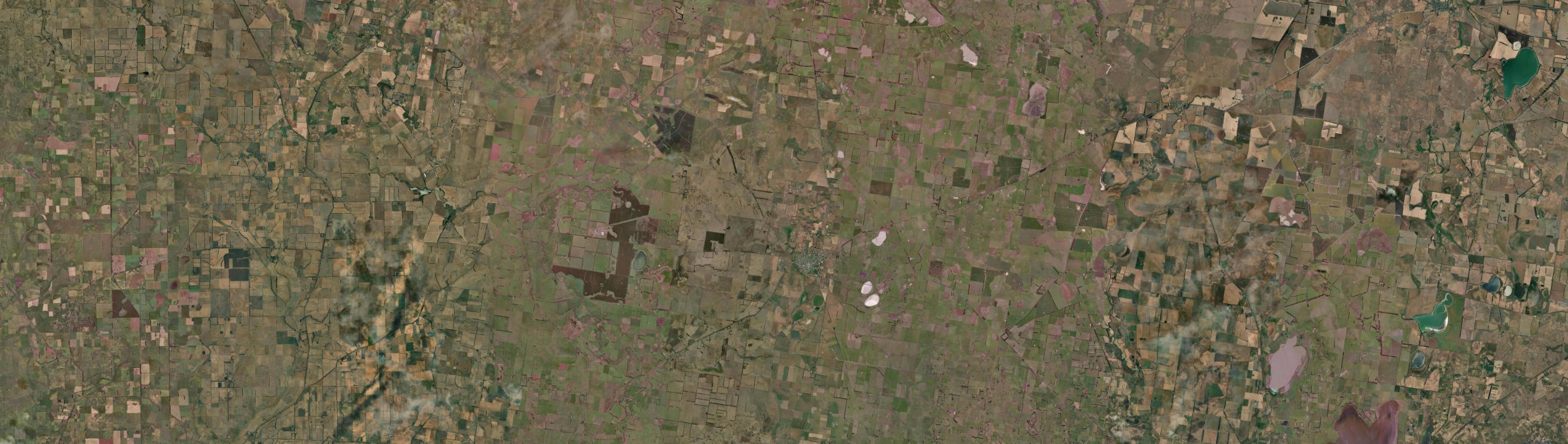 Aerial view of Mortlake (Vic.), VIC