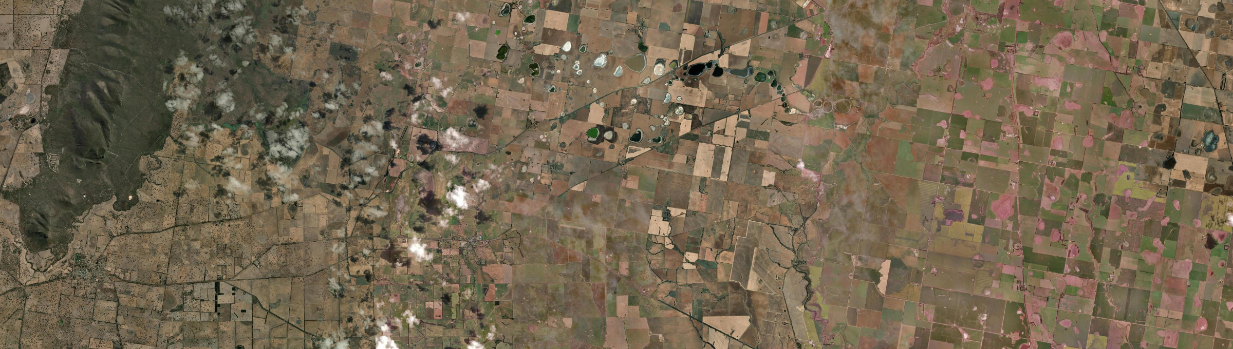 Aerial view of Stavely, VIC