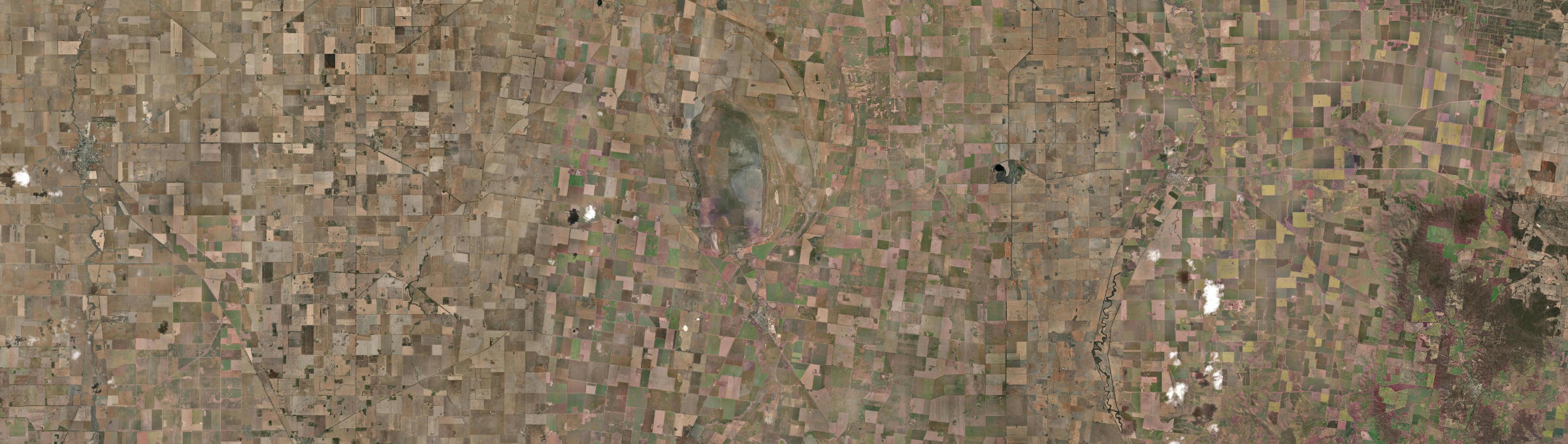 Aerial view of Donald, VIC