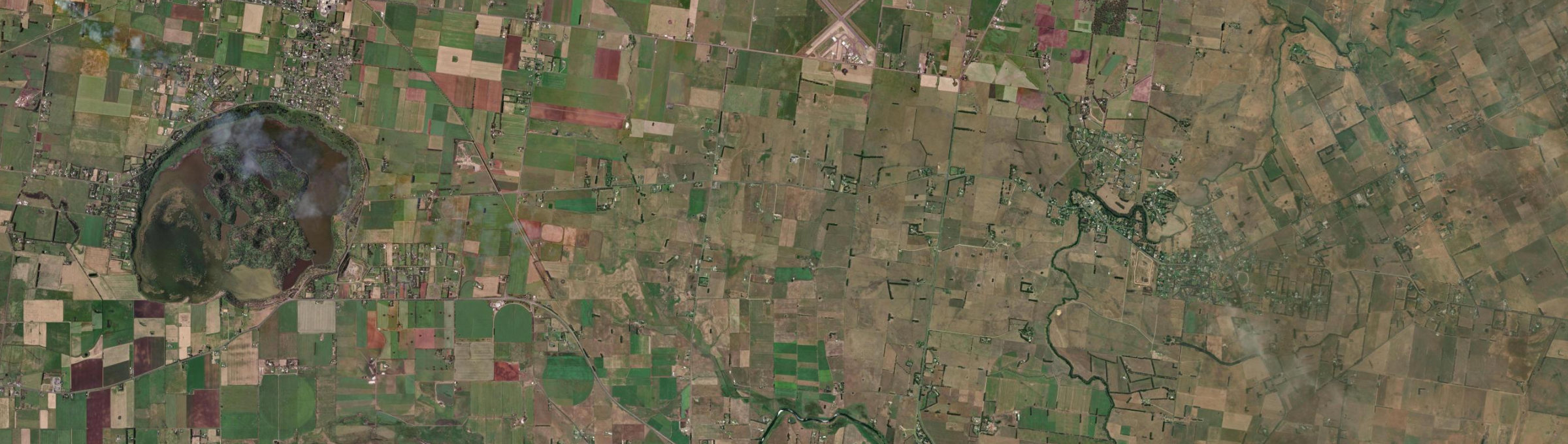 Aerial view of Yangery, VIC