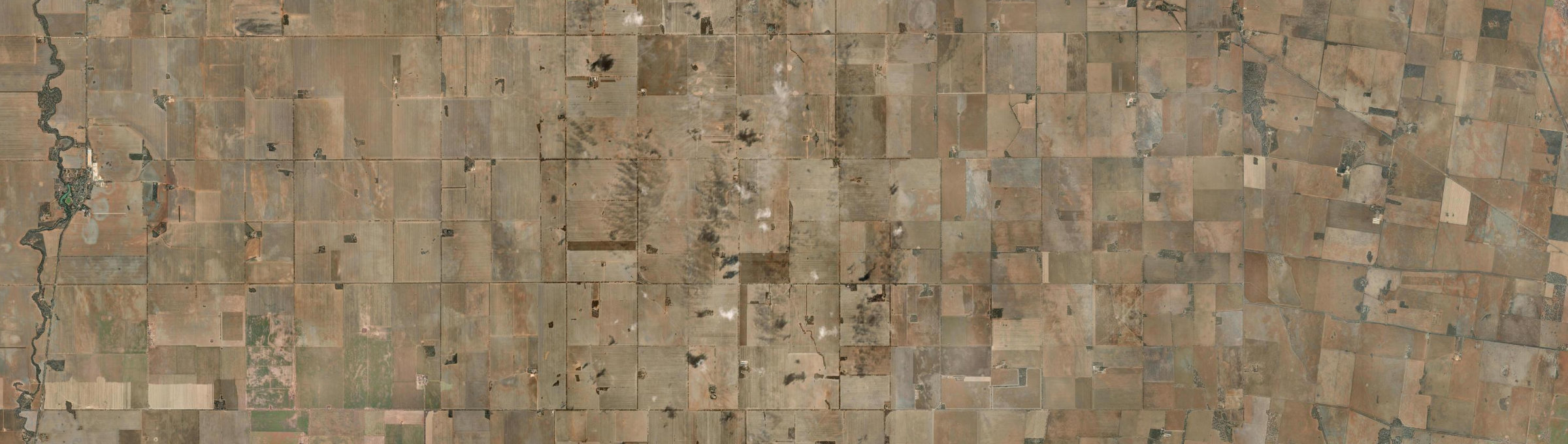 Aerial view of Reedy Dam, VIC
