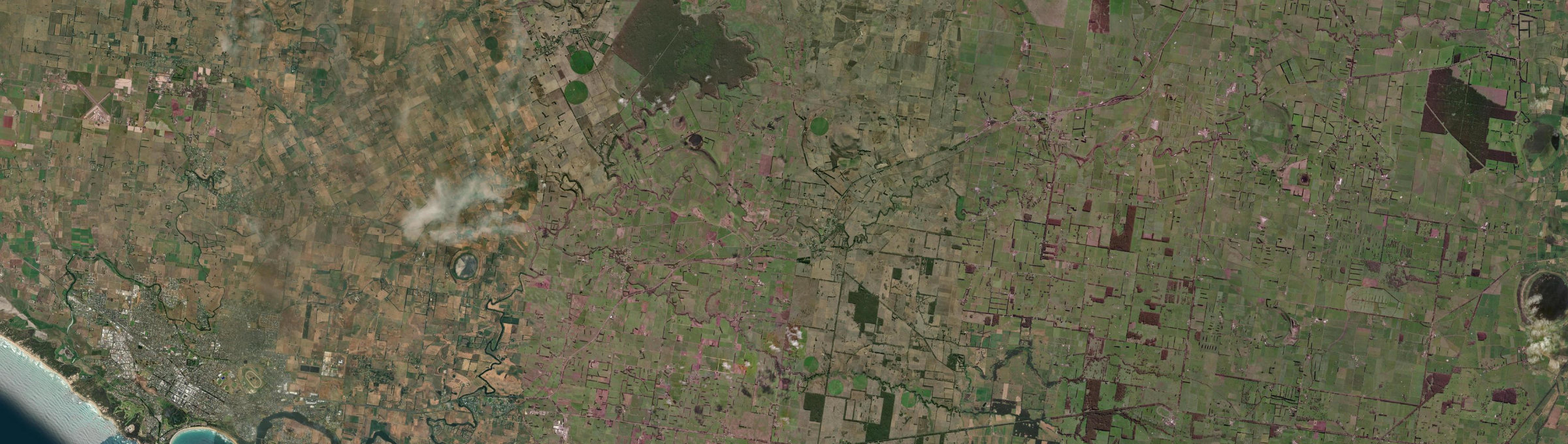 Aerial view of Panmure, VIC