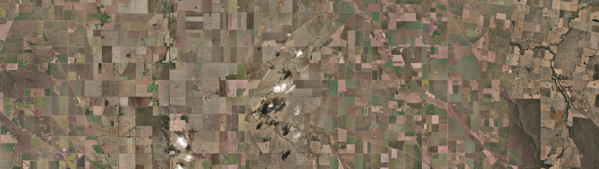 Aerial view of Marnoo West, VIC
