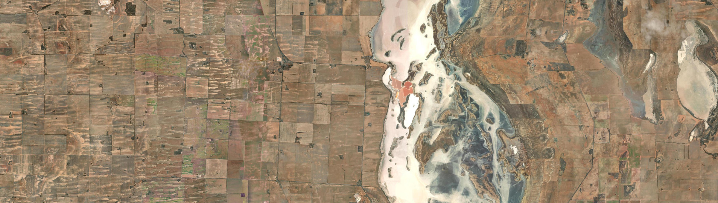 Aerial view of Bimbourie, VIC