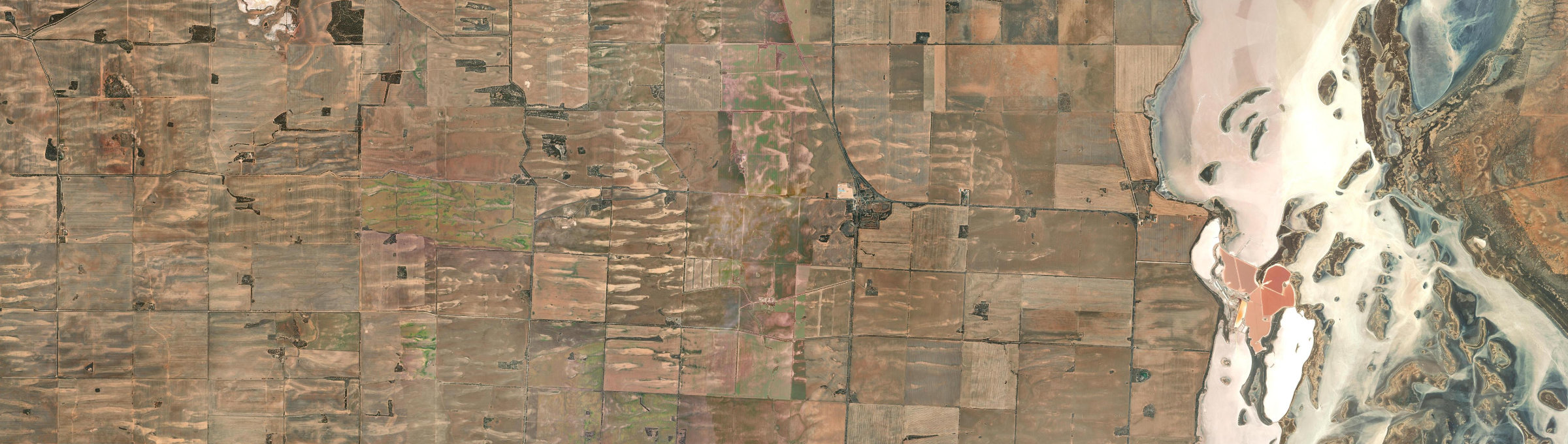 Aerial view of Nandaly, VIC
