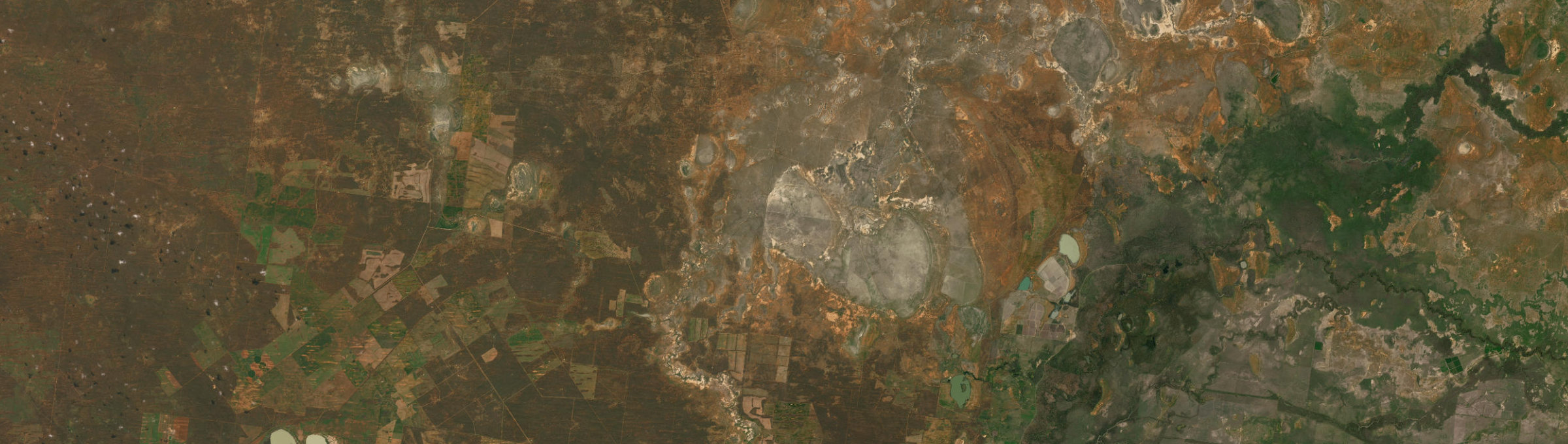 Aerial view of Balranald, NSW