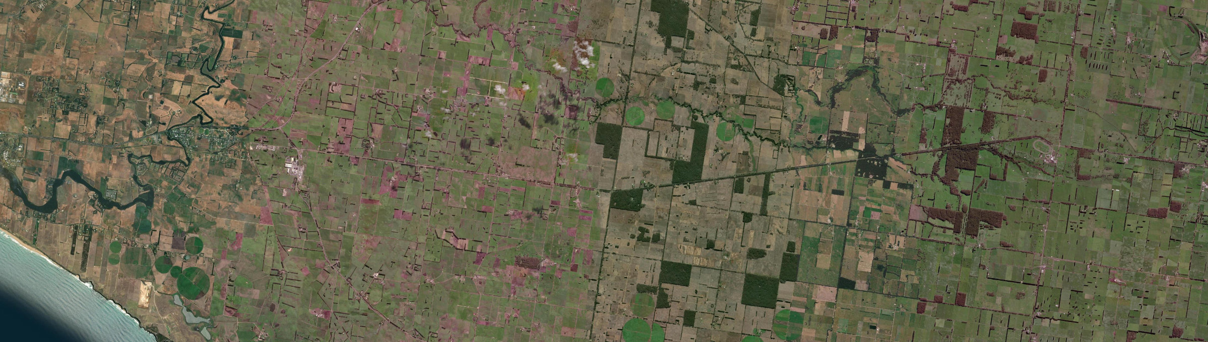 Aerial view of Naringal, VIC