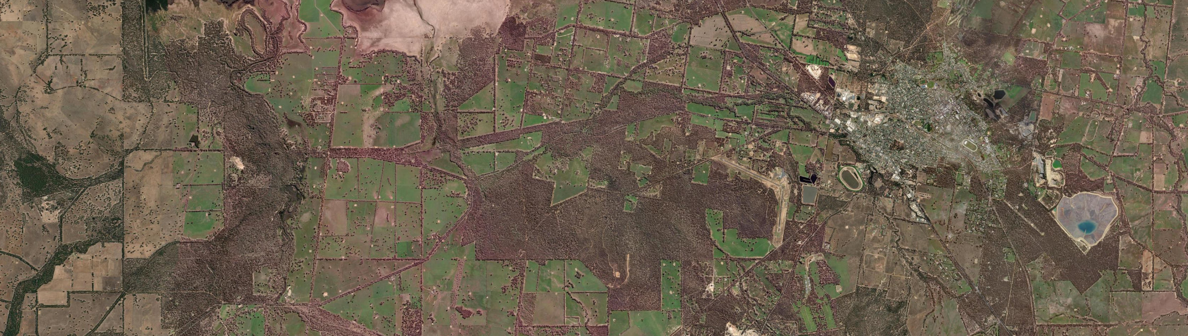 Aerial view of Illawarra, VIC