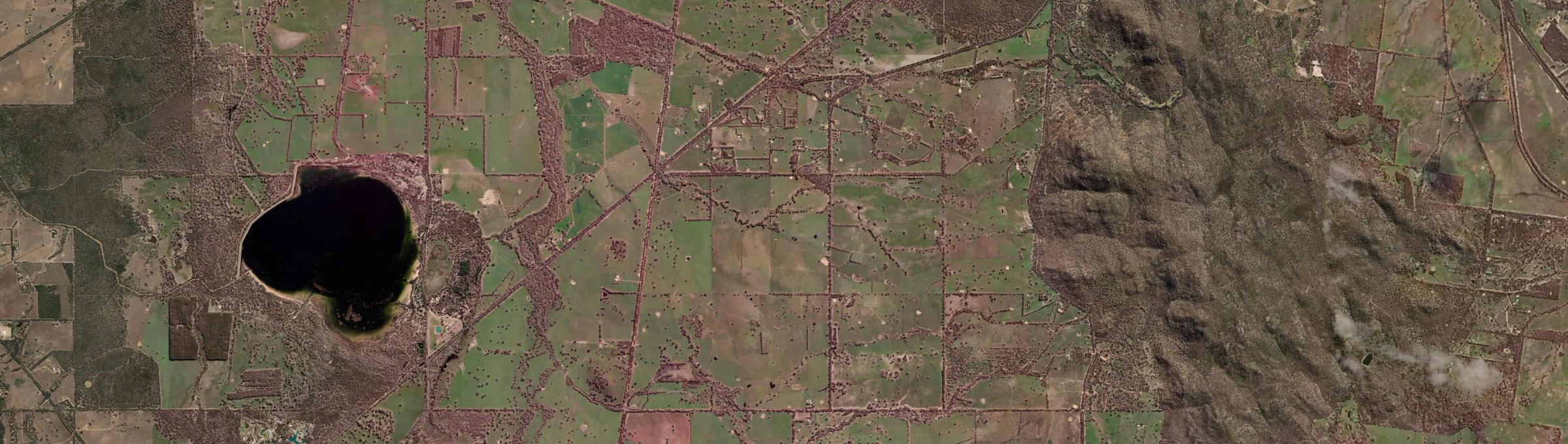 Aerial view of Bellellen, VIC