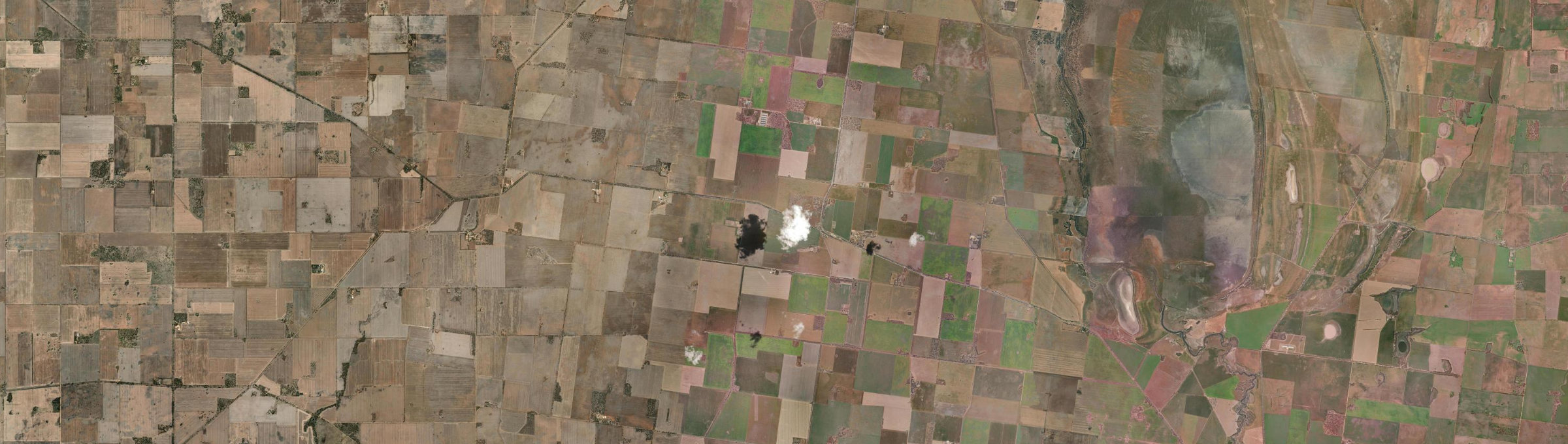 Aerial view of Litchfield, VIC