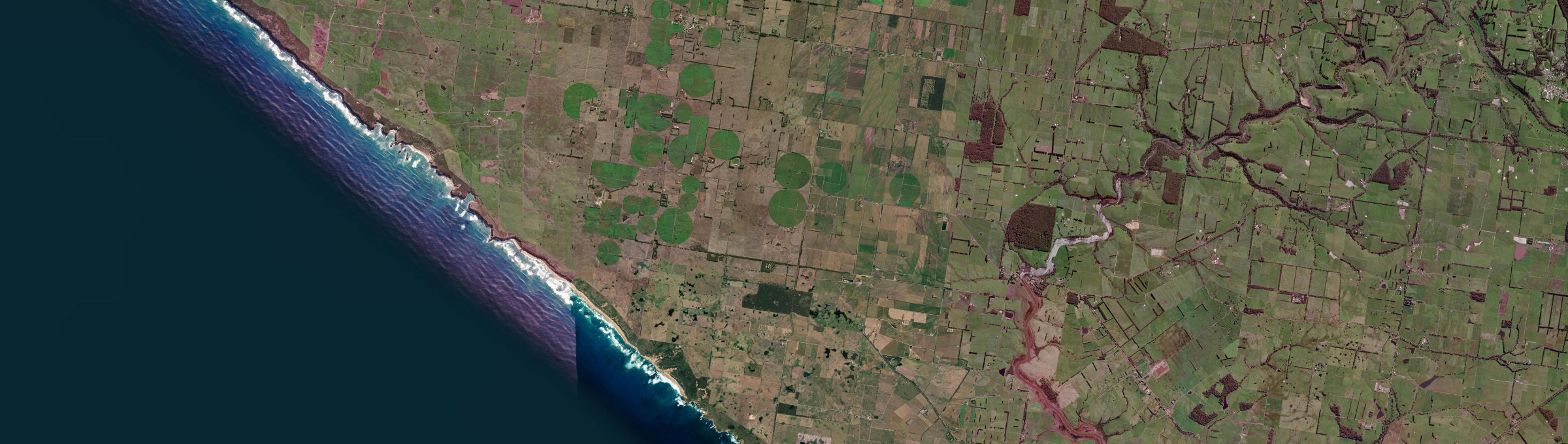 Aerial view of Nirranda, VIC