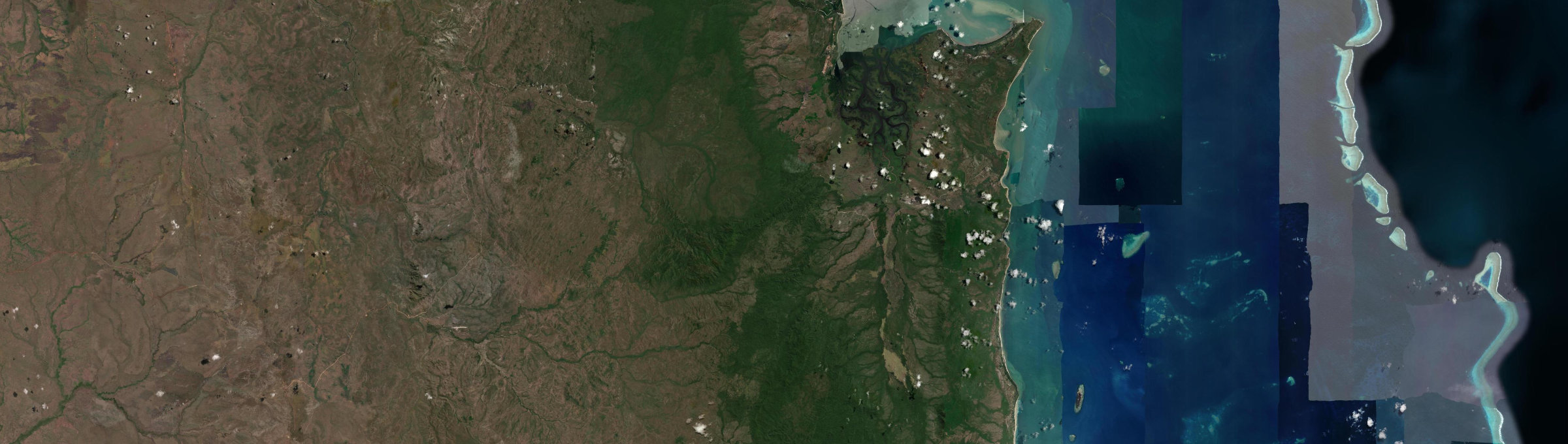 Aerial view of Lockhart River, QLD