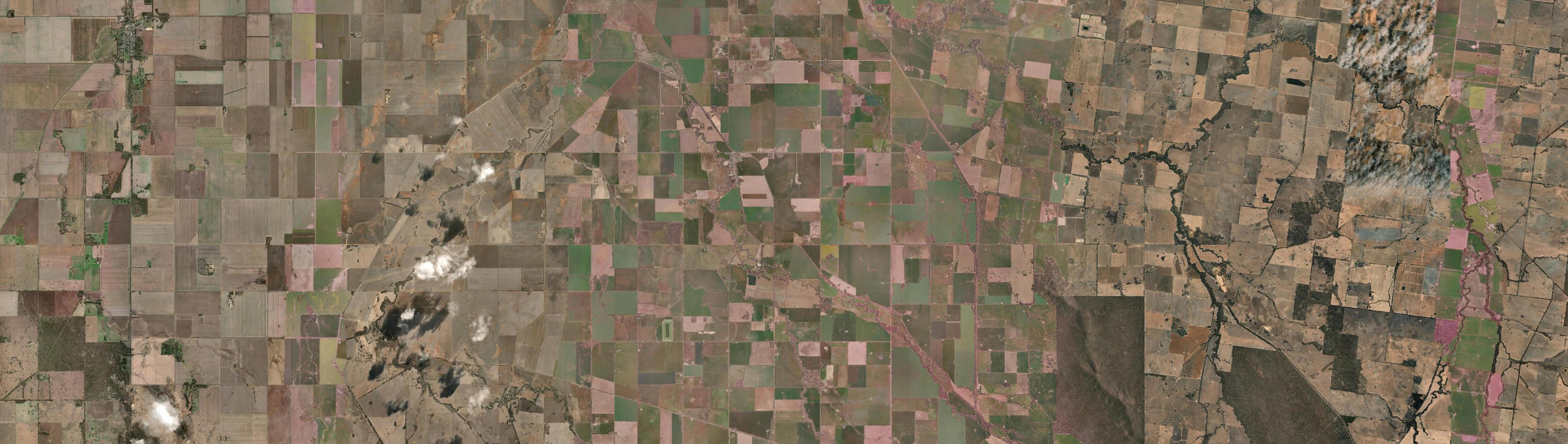 Aerial view of Marnoo, VIC