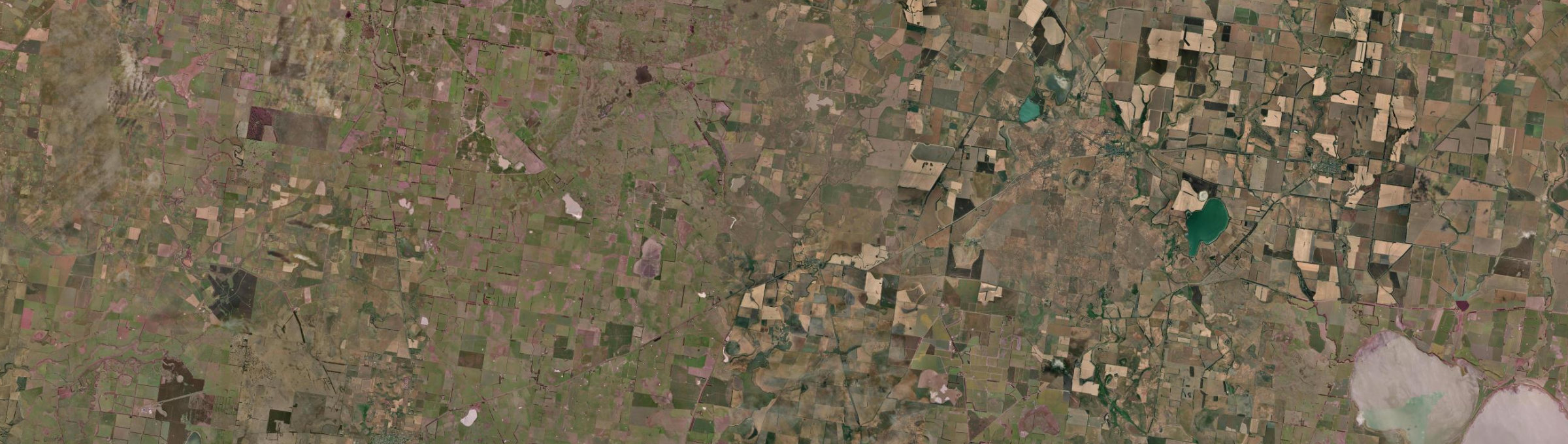 Aerial view of Darlington (Vic.), VIC