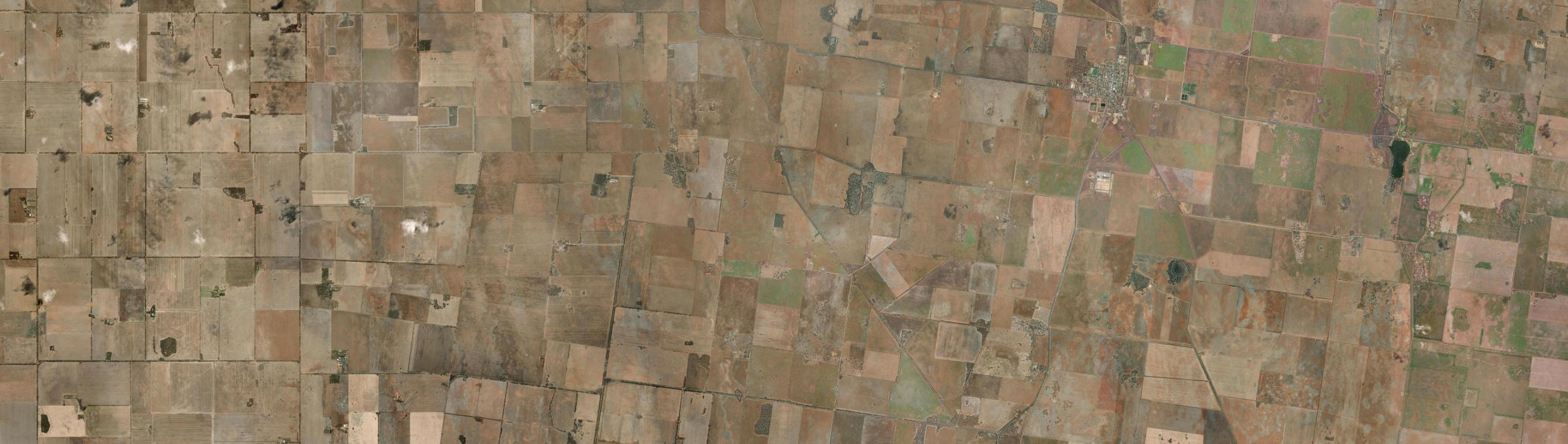 Aerial view of Birchip West, VIC