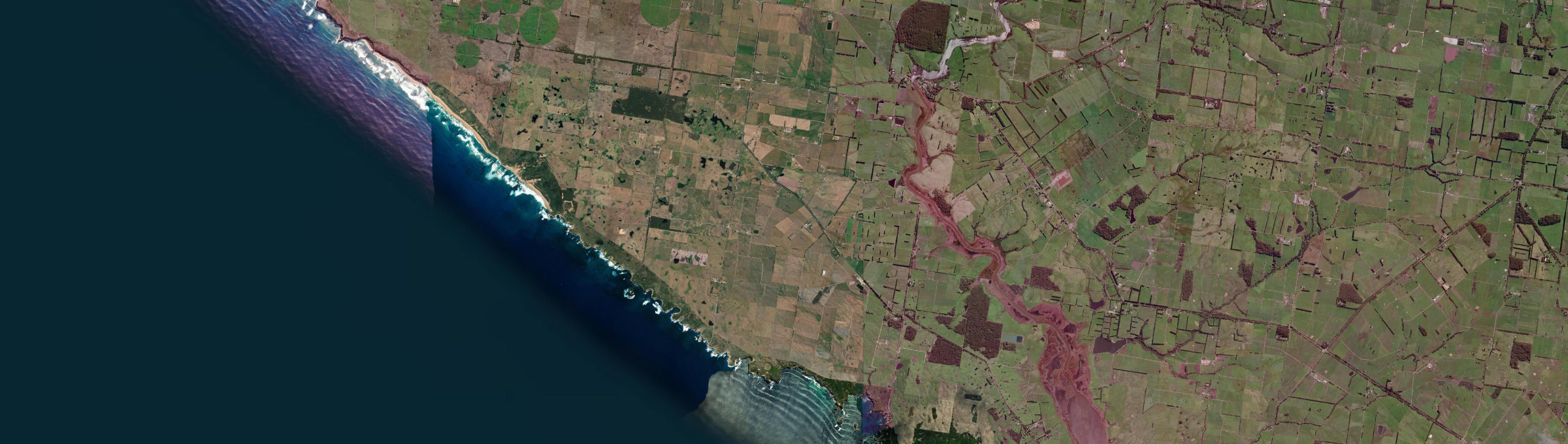 Aerial view of Nirranda South, VIC