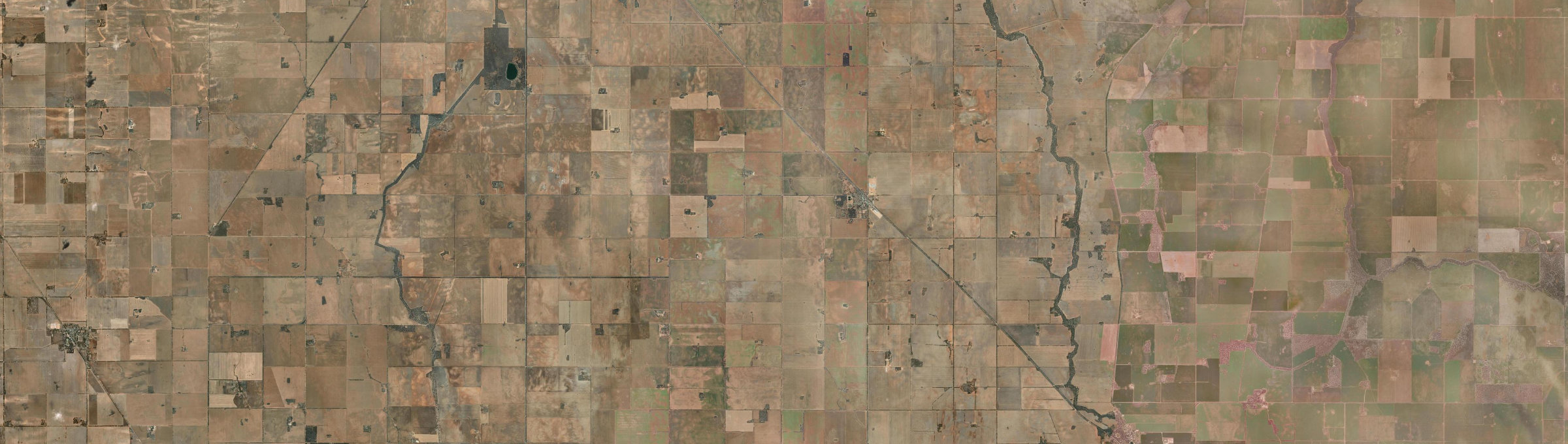 Aerial view of Berriwillock, VIC