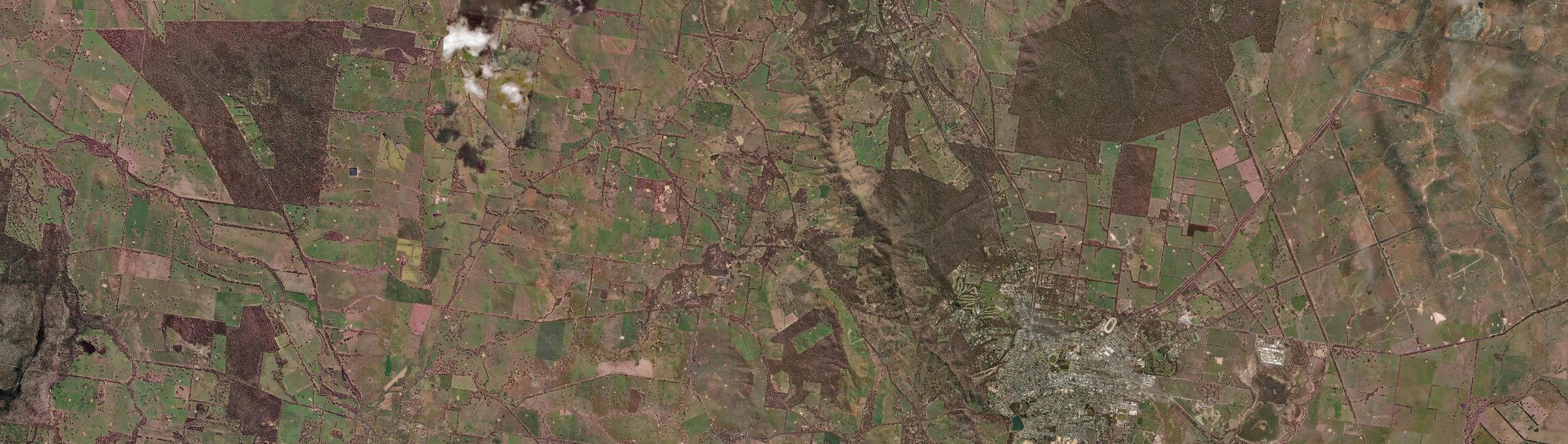 Aerial view of Norval, VIC