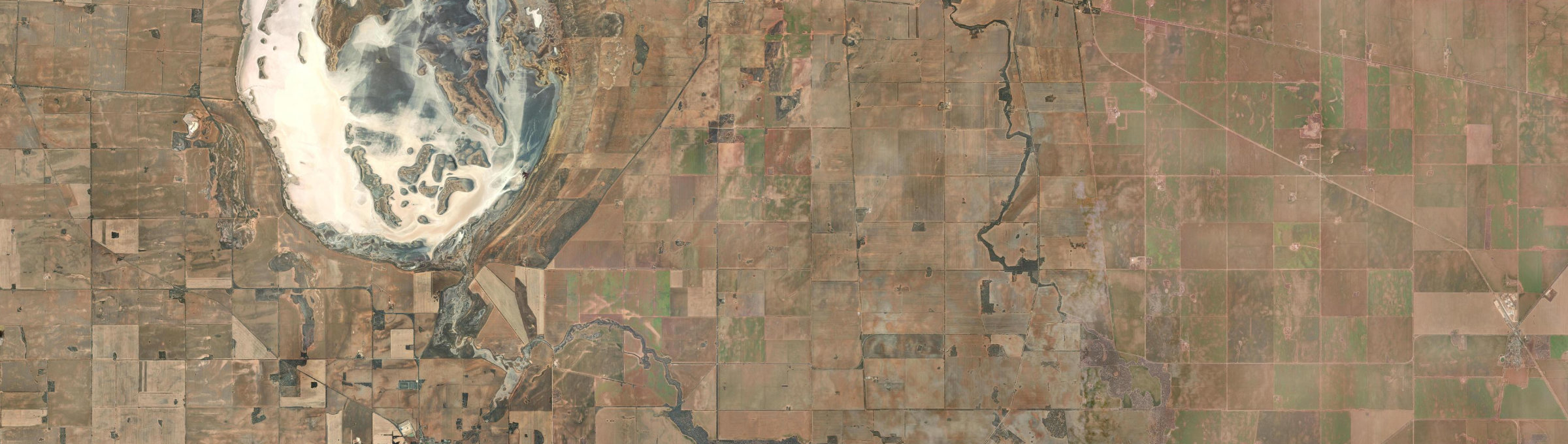 Aerial view of Tyrrell, VIC