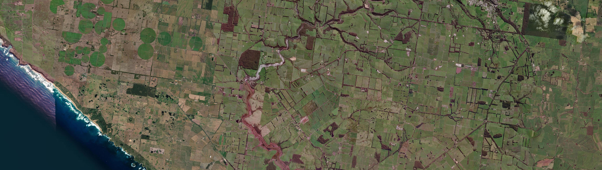 Aerial view of Curdievale, VIC