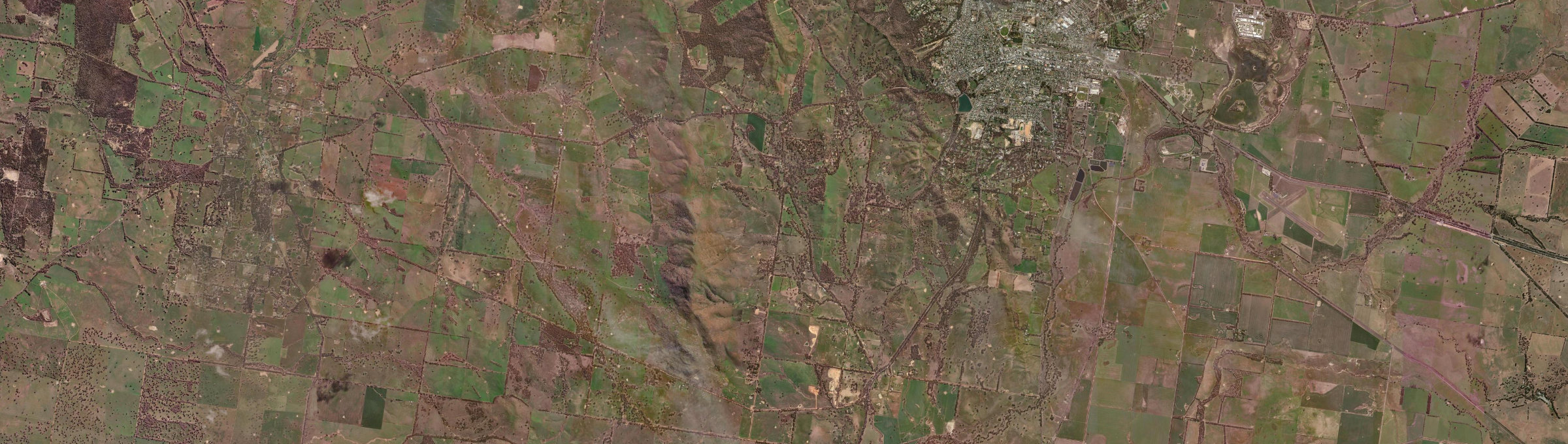 Aerial view of Cathcart (Vic.), VIC