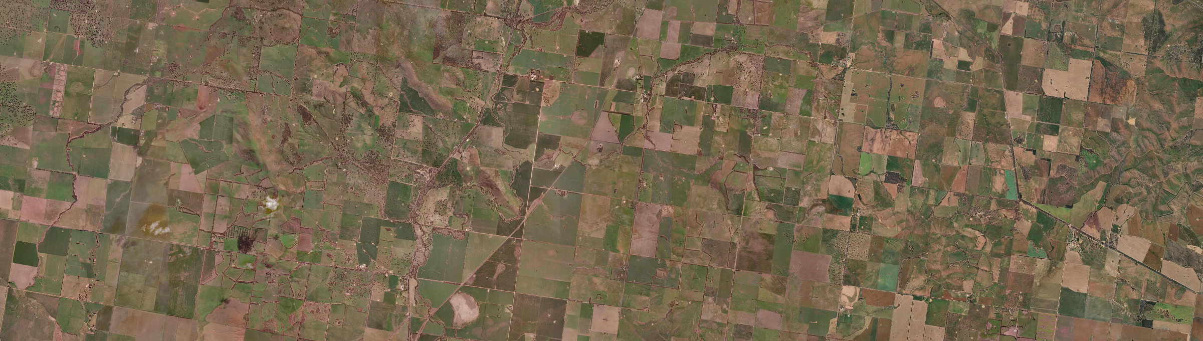 Aerial view of Langi Logan, VIC