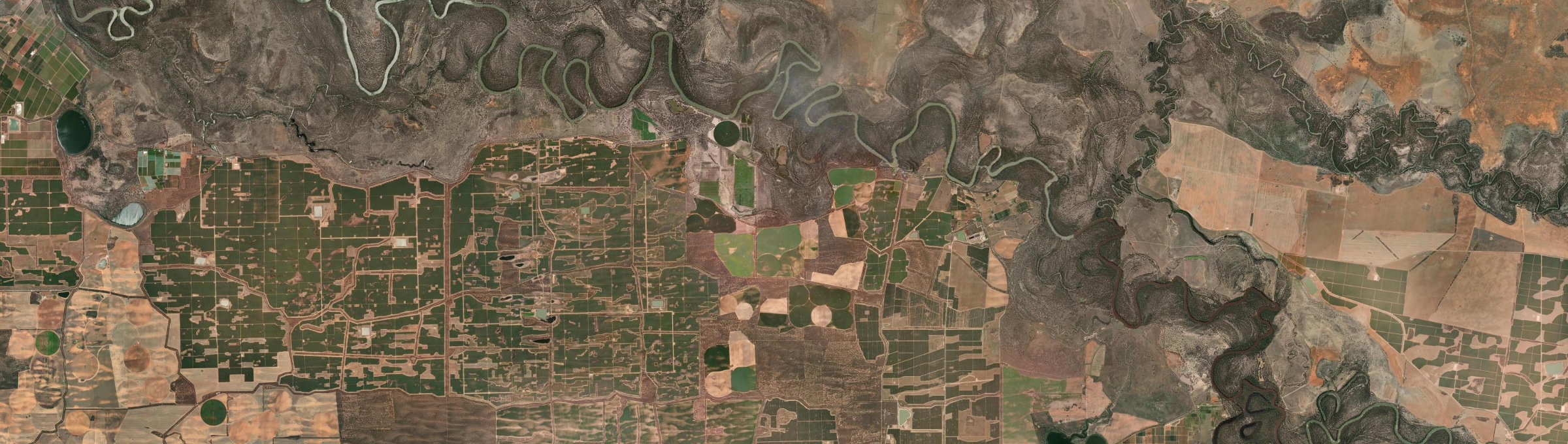 Aerial view of Boundary Bend, VIC