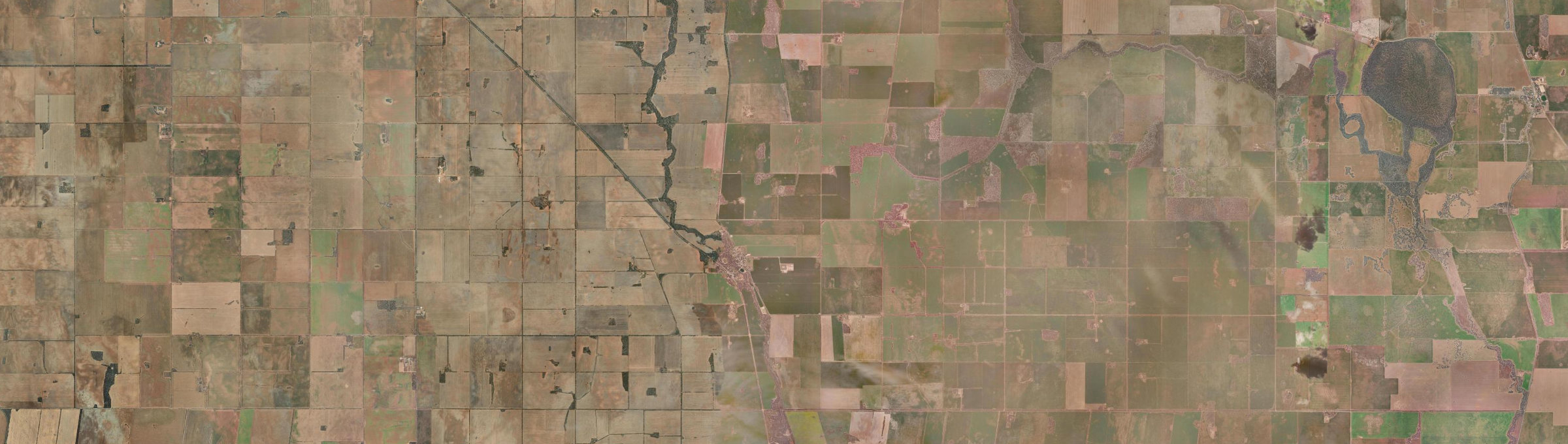 Aerial view of Culgoa, VIC