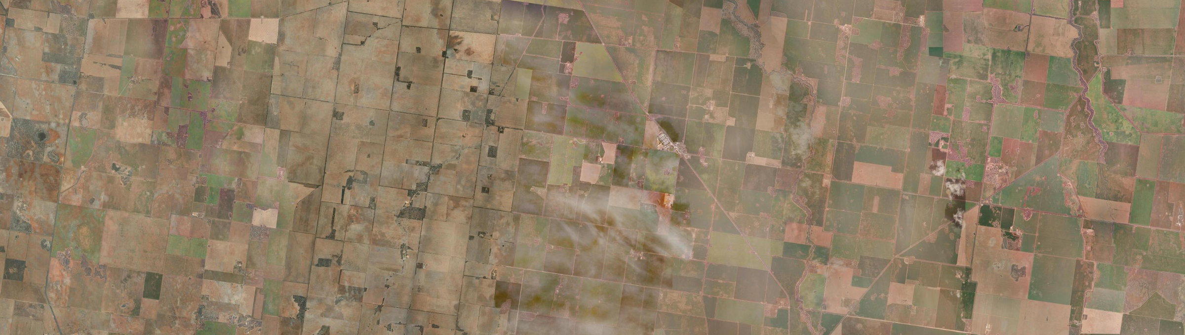 Aerial view of Nullawil, VIC