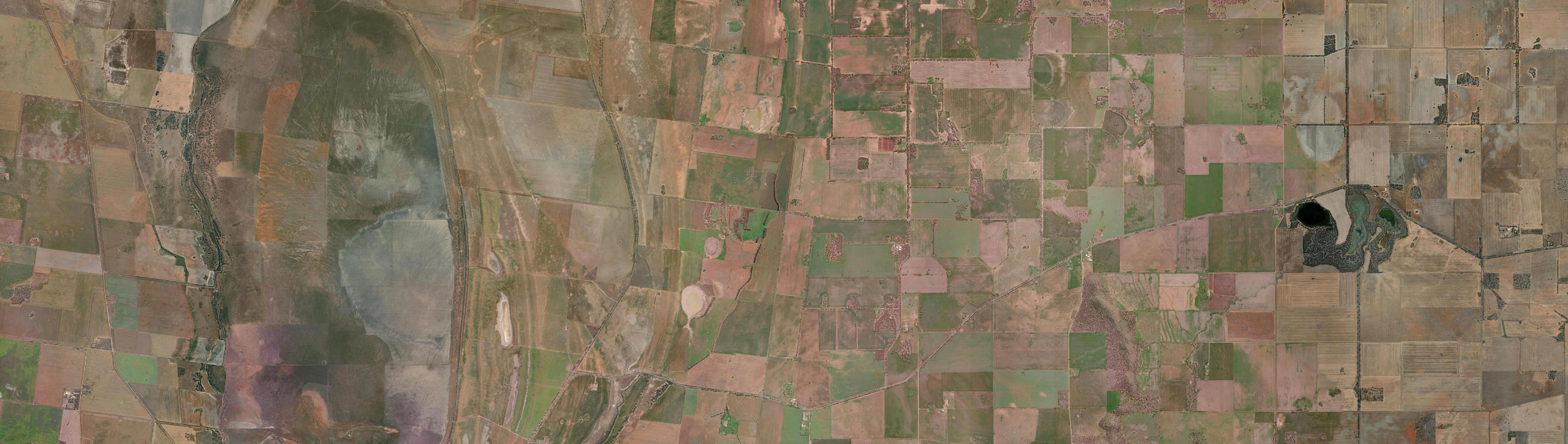 Aerial view of Jeffcott North, VIC