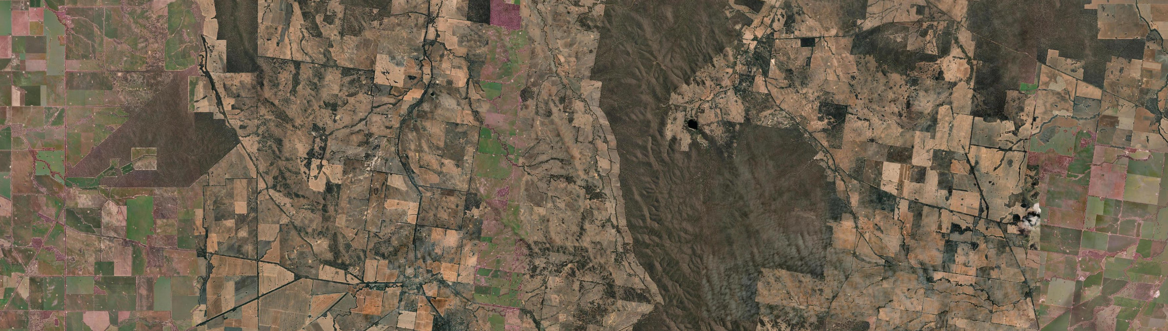 Aerial view of Winjallok, VIC