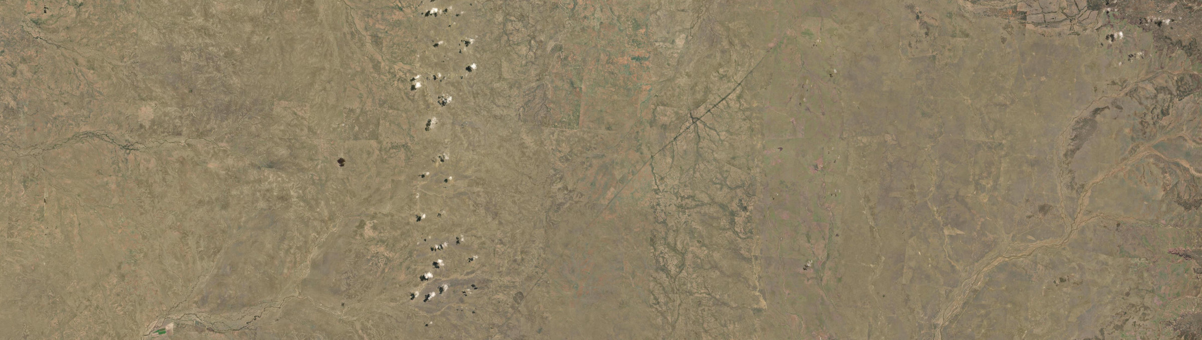 Aerial view of Stamford, QLD