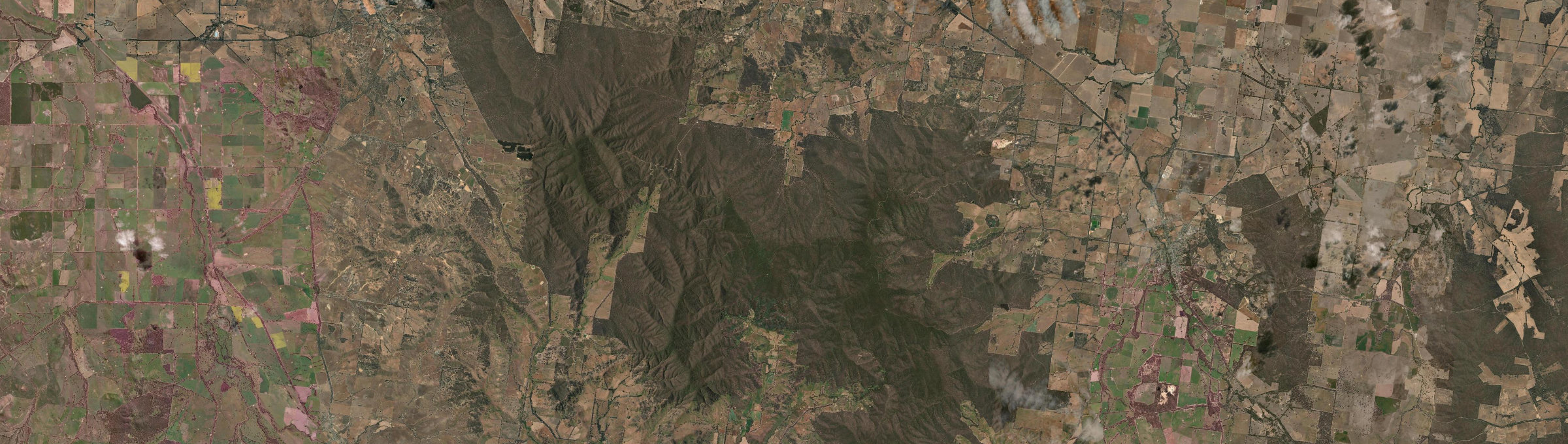 Aerial view of Warrenmang, VIC