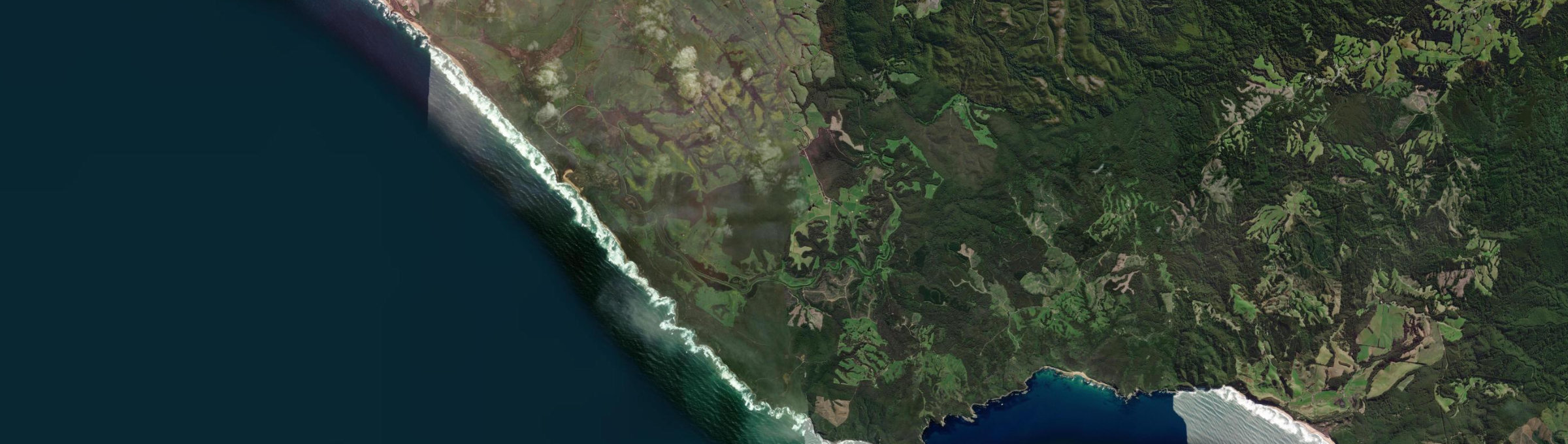 Aerial view of Gellibrand Lower, VIC