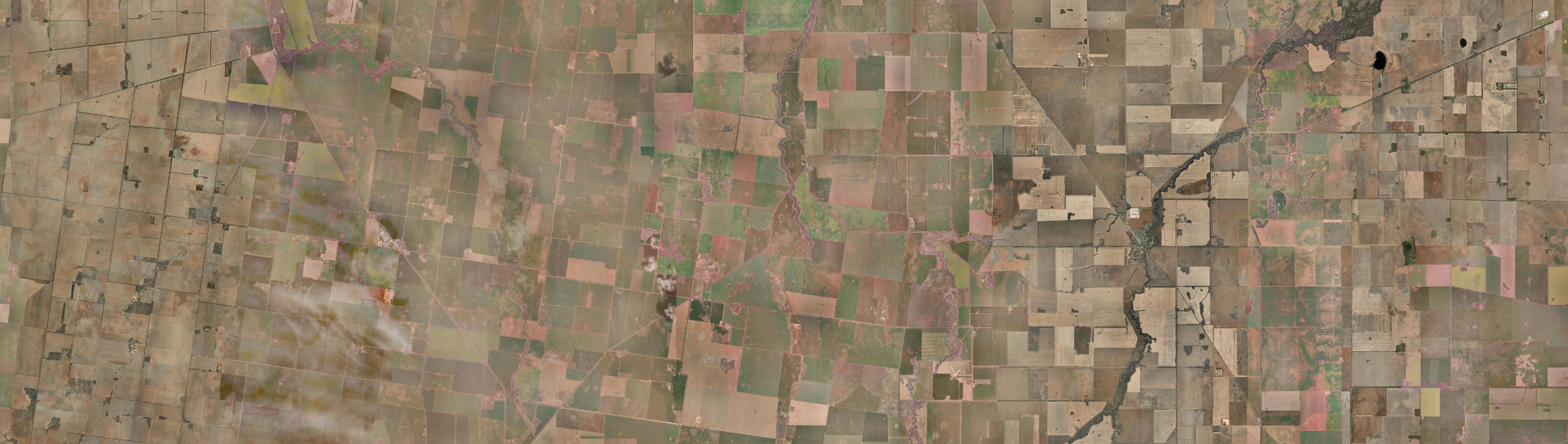Aerial view of Towaninny, VIC