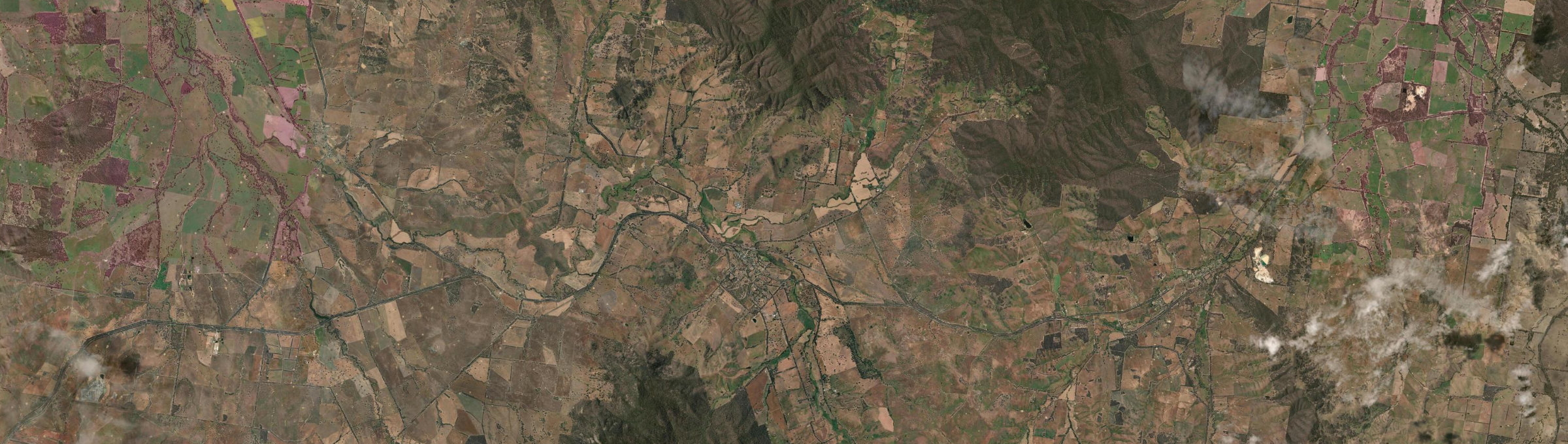 Aerial view of Elmhurst, VIC