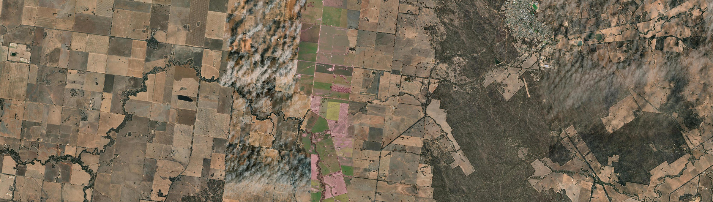 Aerial view of Moolerr, VIC