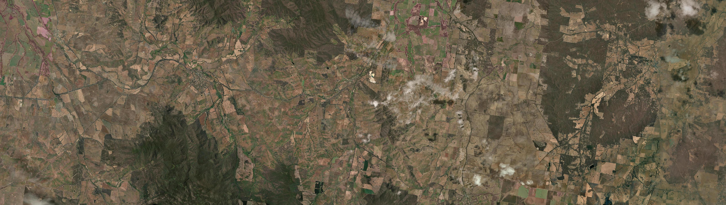 Aerial view of Amphitheatre, VIC