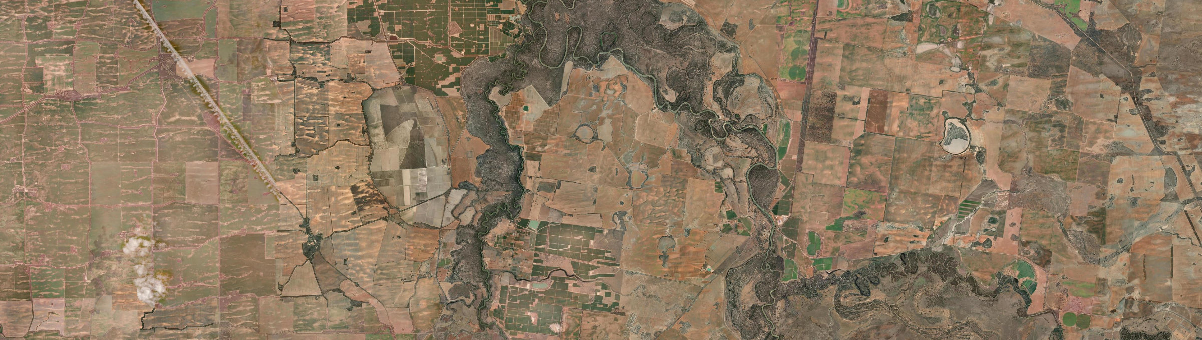 Aerial view of Goodnight, NSW