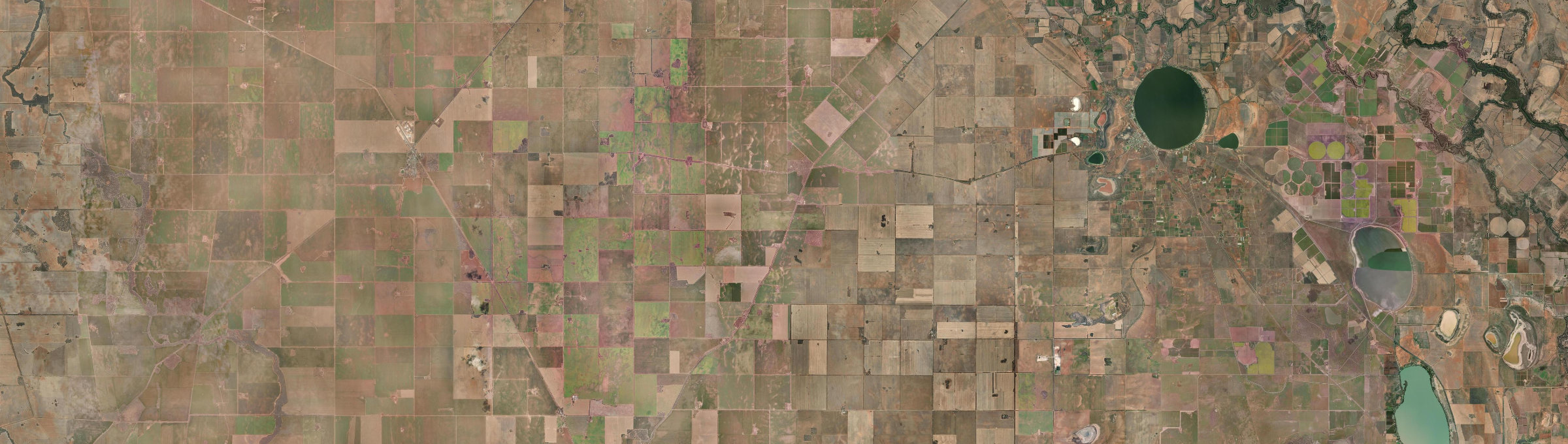 Aerial view of Goschen, VIC